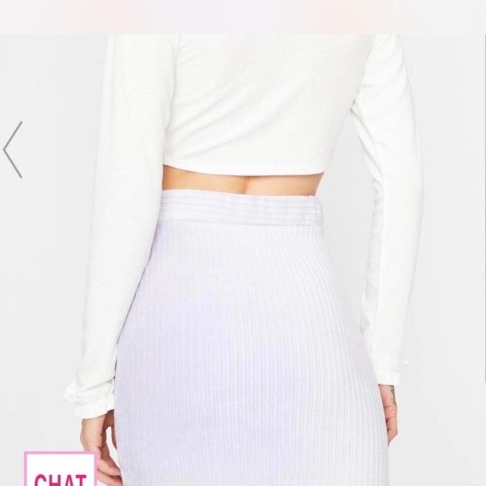 Dolls Kill Ribbed Pencil Skirt
